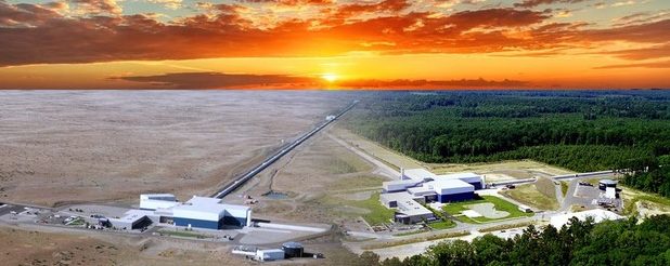 LIGO detectors and sunset
